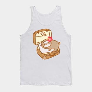 Cute Traveling Sloth Tank Top